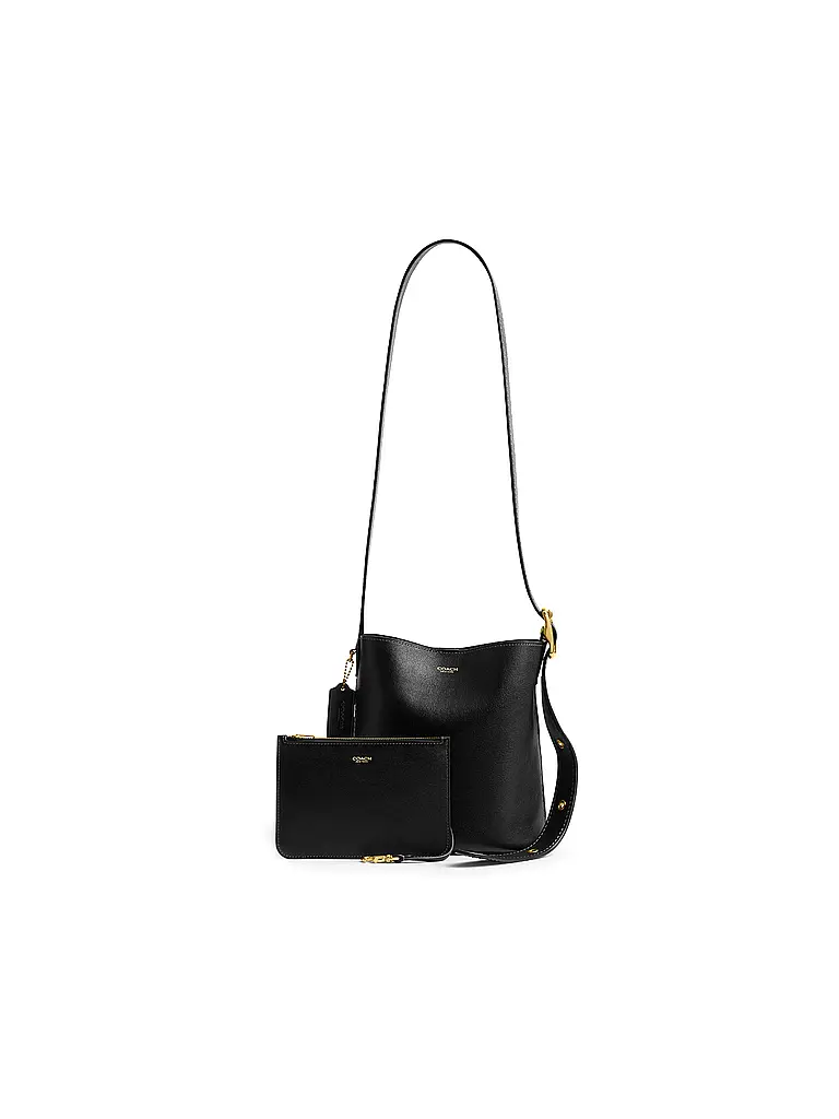 COACH | Ledertasche - Bucket Bag BLEECKER 21 | Schwarz