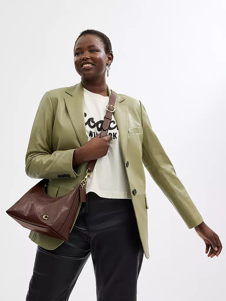COACH | Ledertasche - Hobo Bag  JULIET | braun