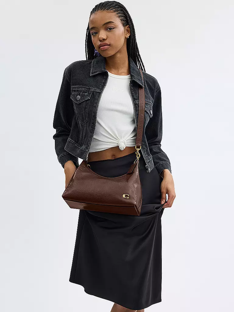 COACH | Ledertasche - Hobo Bag  JULIET | braun