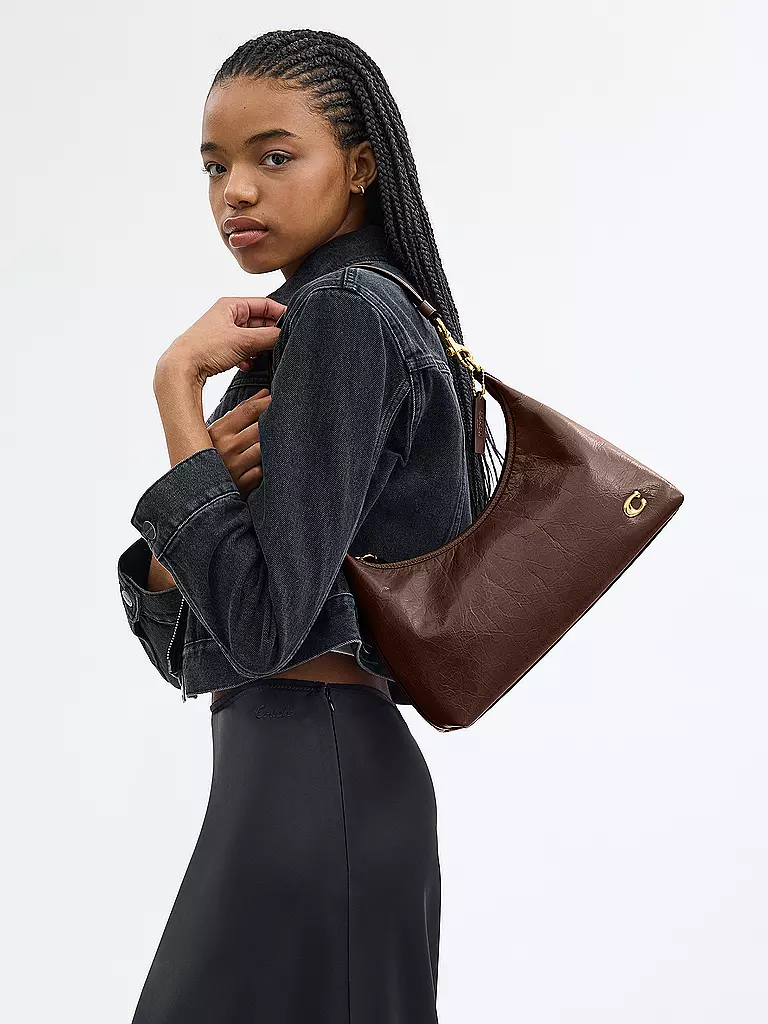 COACH | Ledertasche - Hobo Bag  JULIET | braun