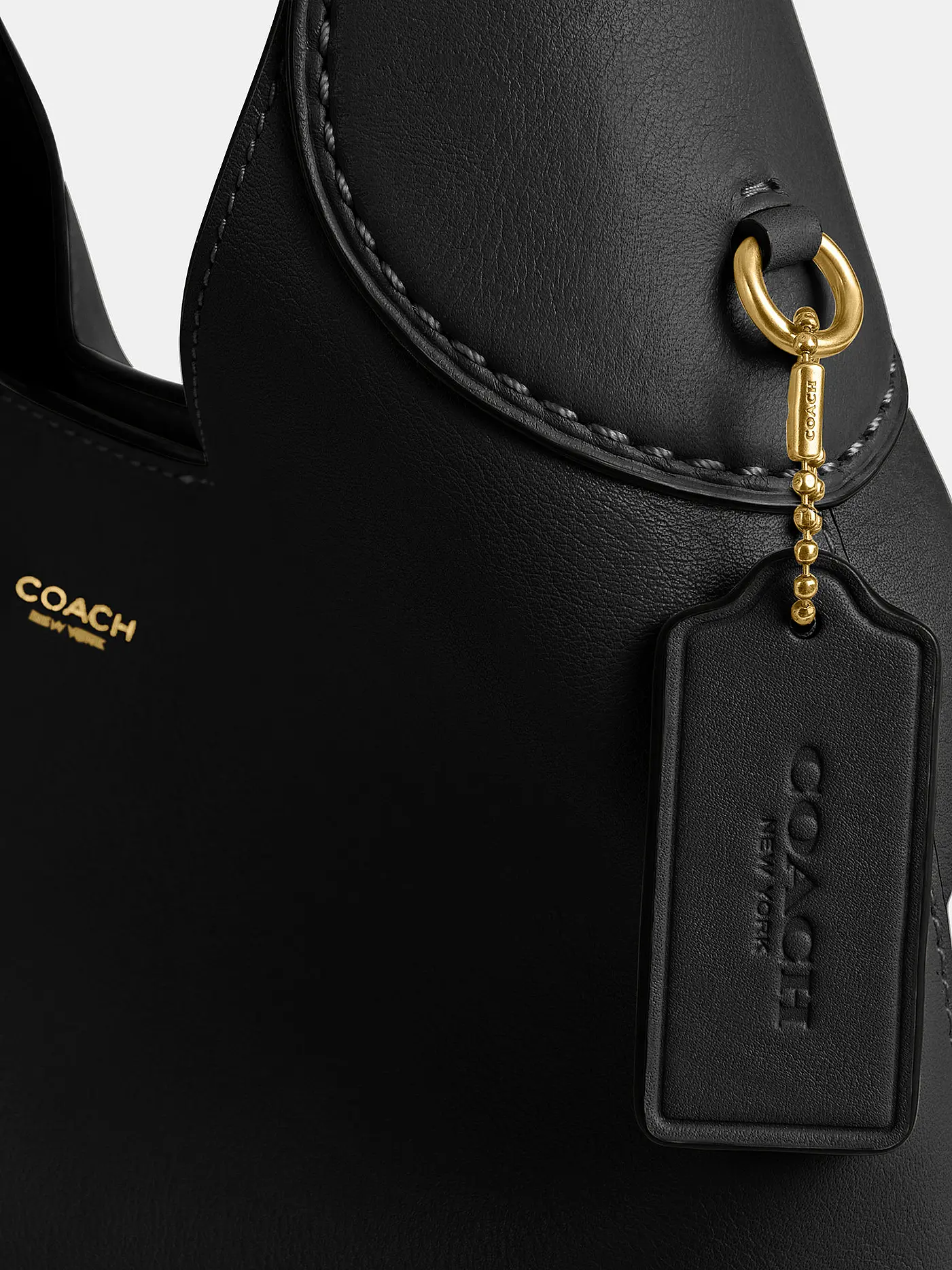 COACH | Ledertasche - Hobo Bag BROOKLYN  28 | schwarz
