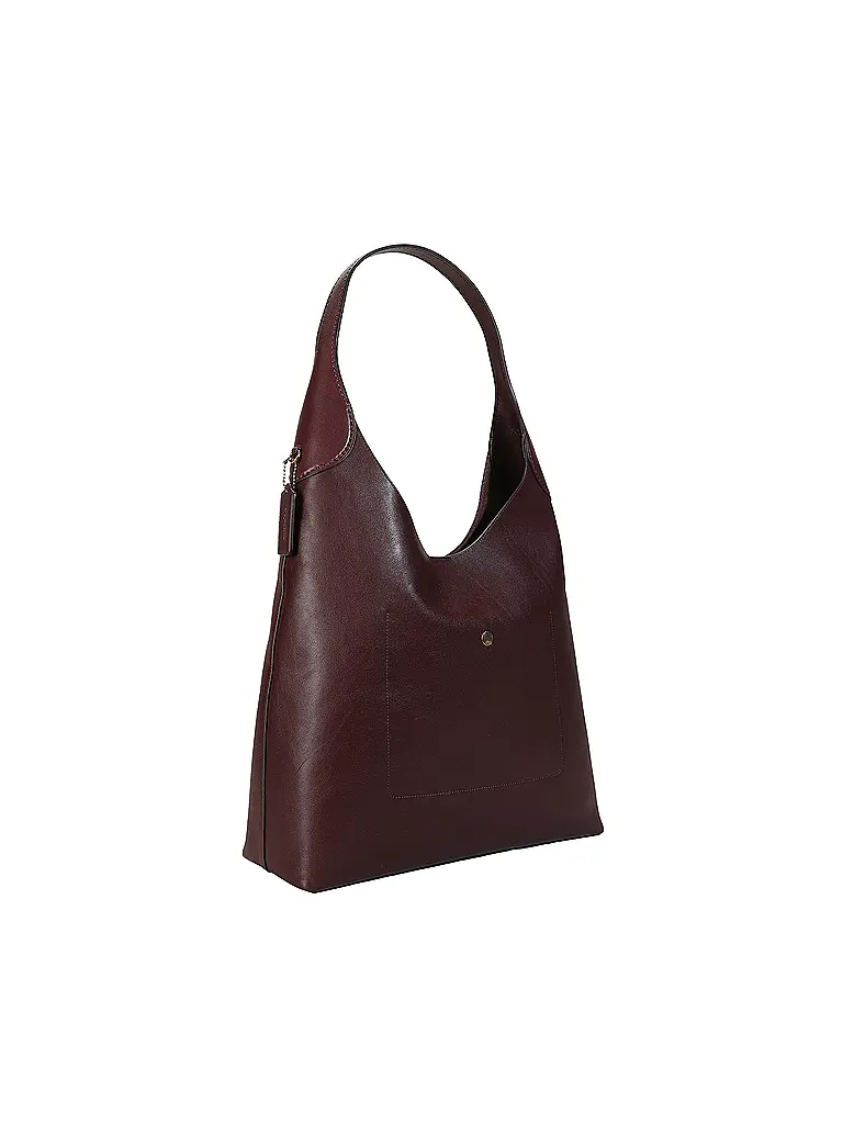 COACH | Ledertasche - Hobo Bag BROOKLYN 39 | dunkelrot