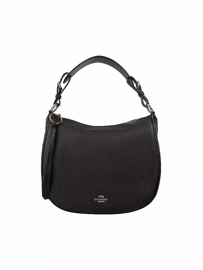 COACH | Ledertasche - Hobo-Bag "Sutton" | schwarz