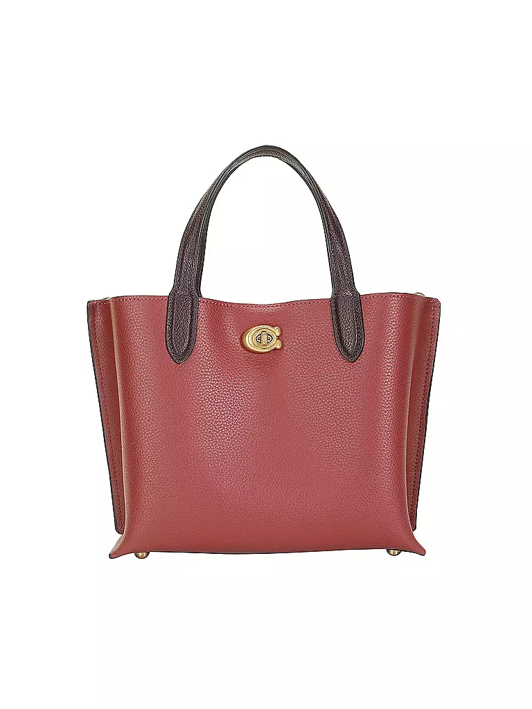 COACH | Ledertasche - Mini Tote Bag WILLOW TOTE 24 | rot