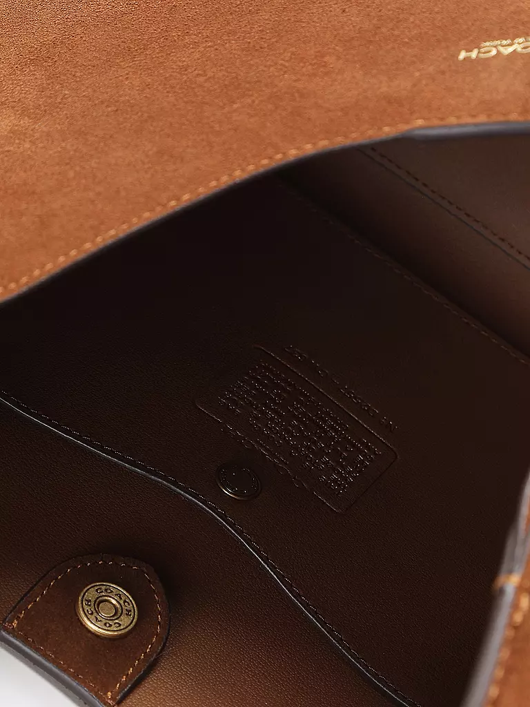 COACH | Ledertasche - Schultertasche BROOKLYN 28 | camel