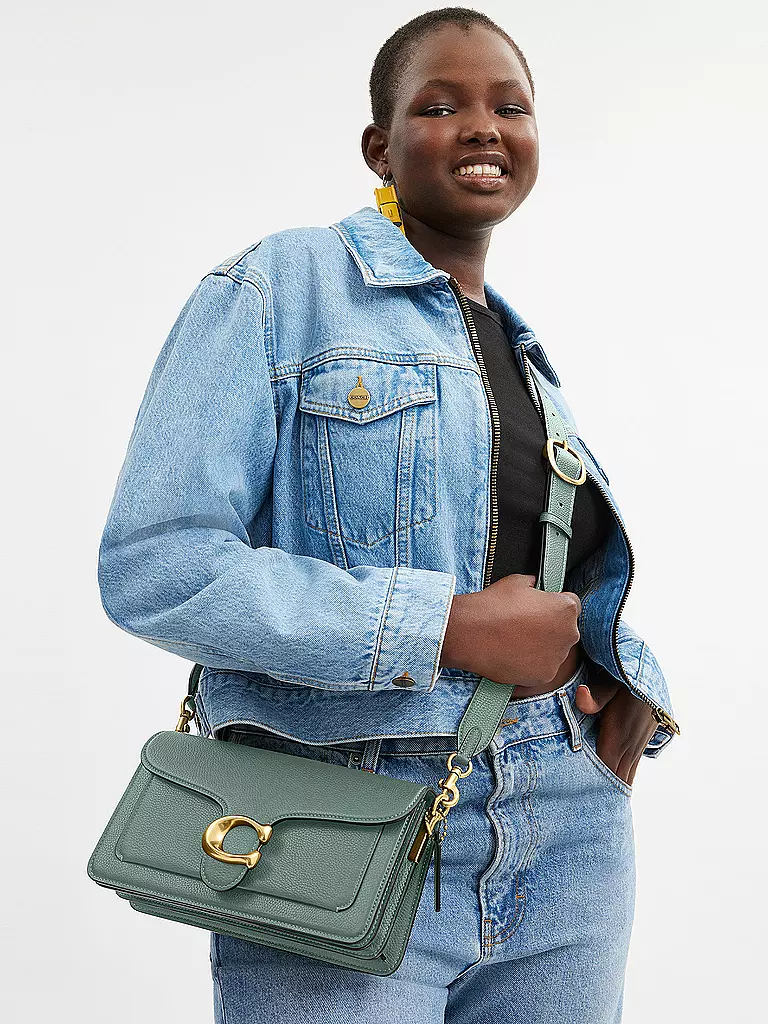 COACH | Ledertasche - Umhängetasche TABBY 26 | hellgrün