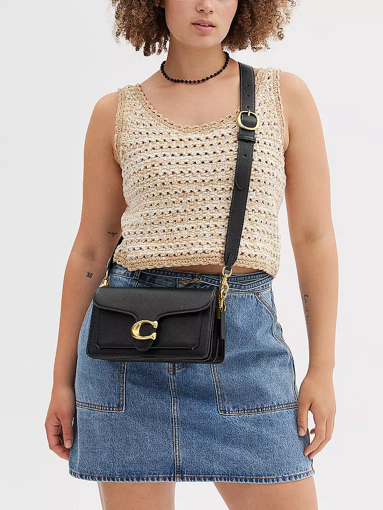 COACH | Ledertasche - Umhängetasche TABBY 26 | schwarz