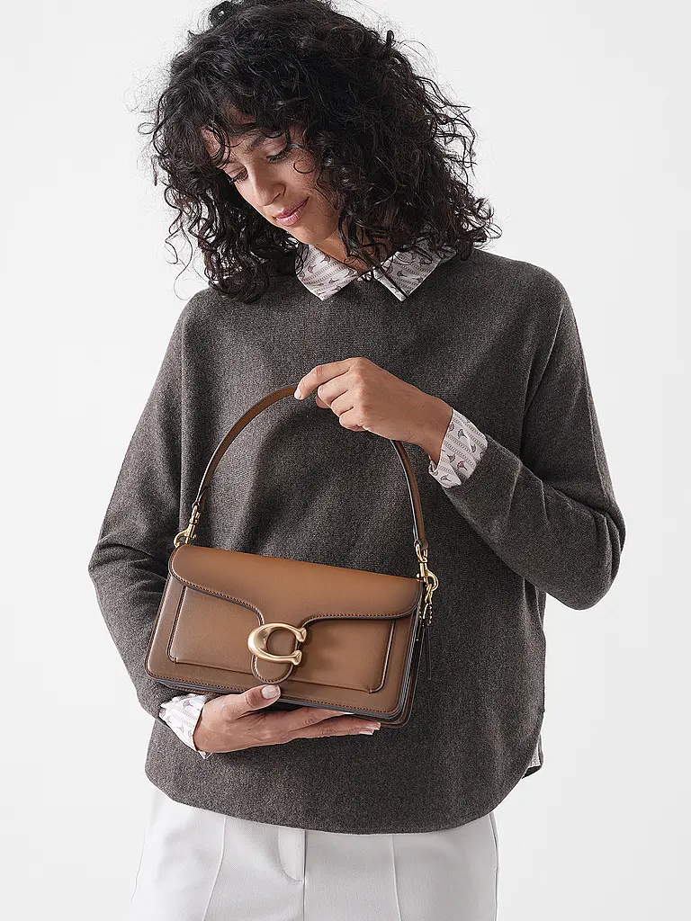 COACH | Ledertasche - Umhängetasche TABBY 26 | camel