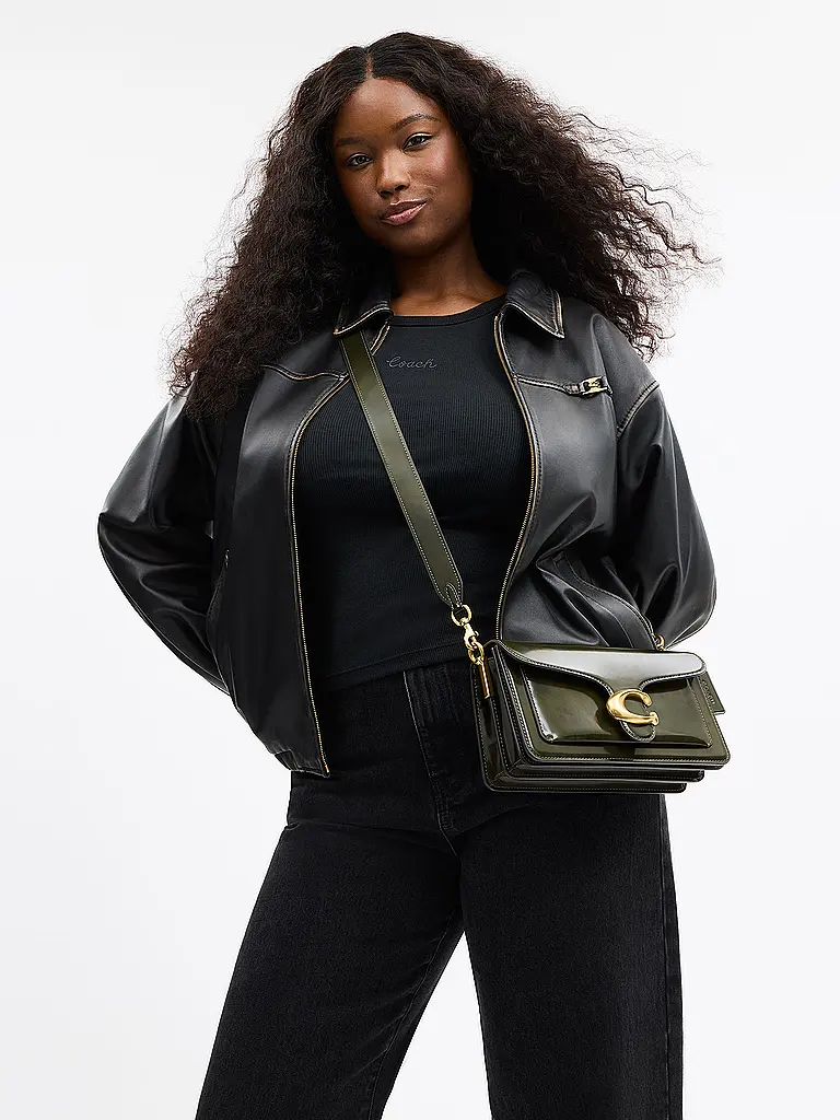 COACH | Ledertasche - Umhängetasche TABBY 26 | olive