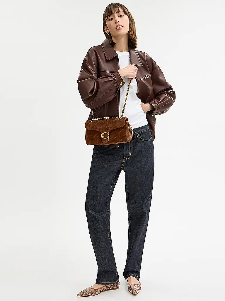 COACH | Ledertasche - Umhängetasche TABBY 26 | Camel