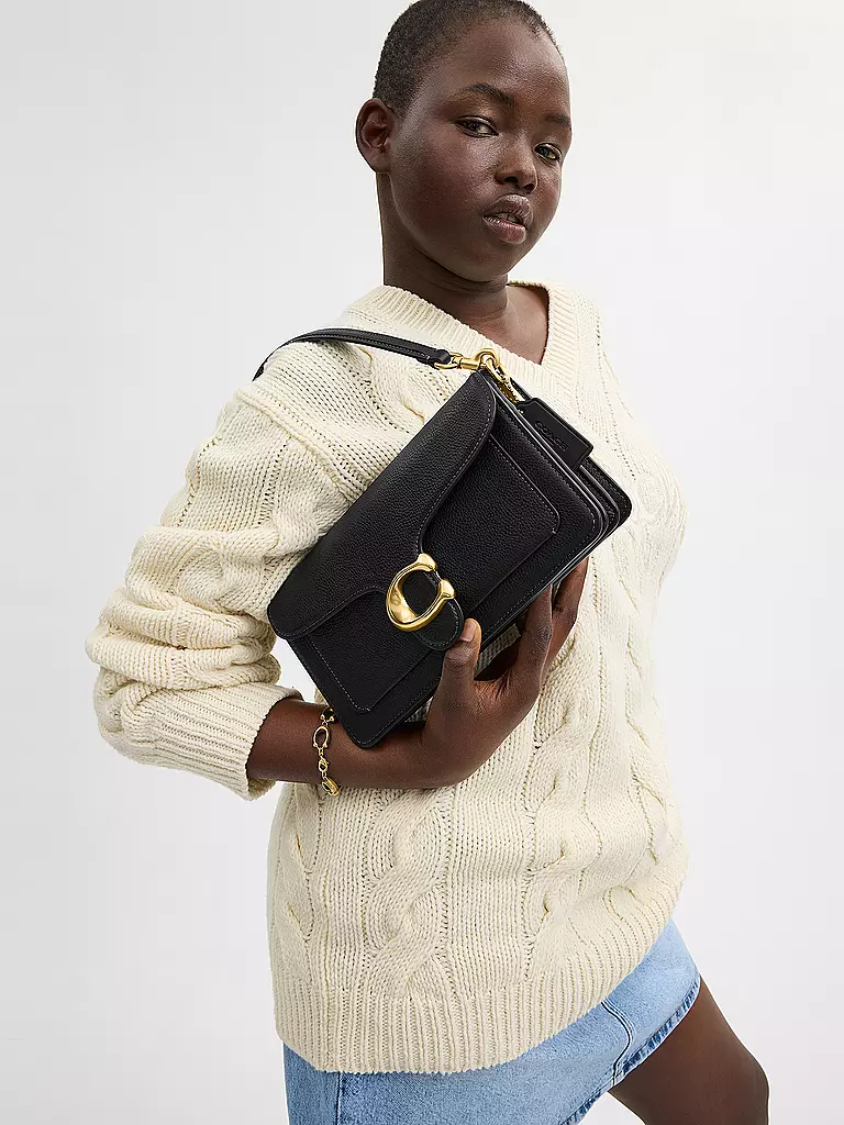 COACH | Ledertasche - Umhängetasche TABBY 26 | schwarz