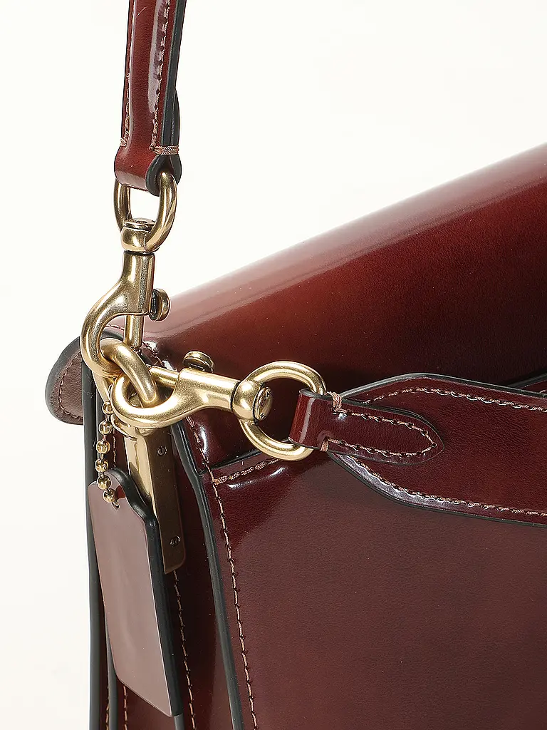 COACH | Ledertasche - Umhängetasche TABBY 26 | braun