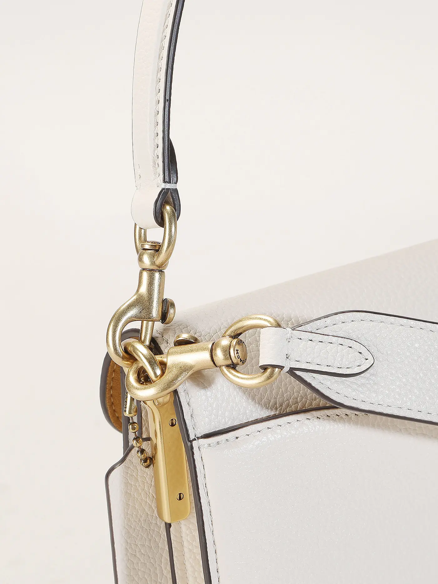 COACH | Ledertasche - Umhängetasche TABBY 26 | creme