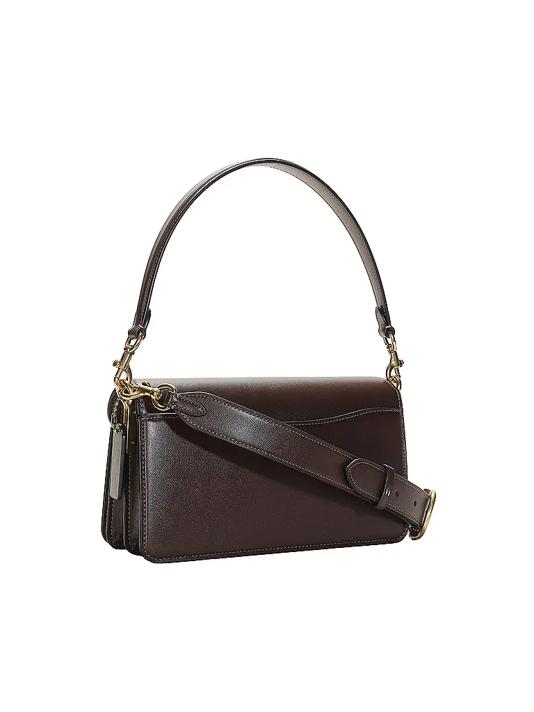 COACH | Ledertasche - Umhängetasche TABBY SIGNATURE 26 | braun
