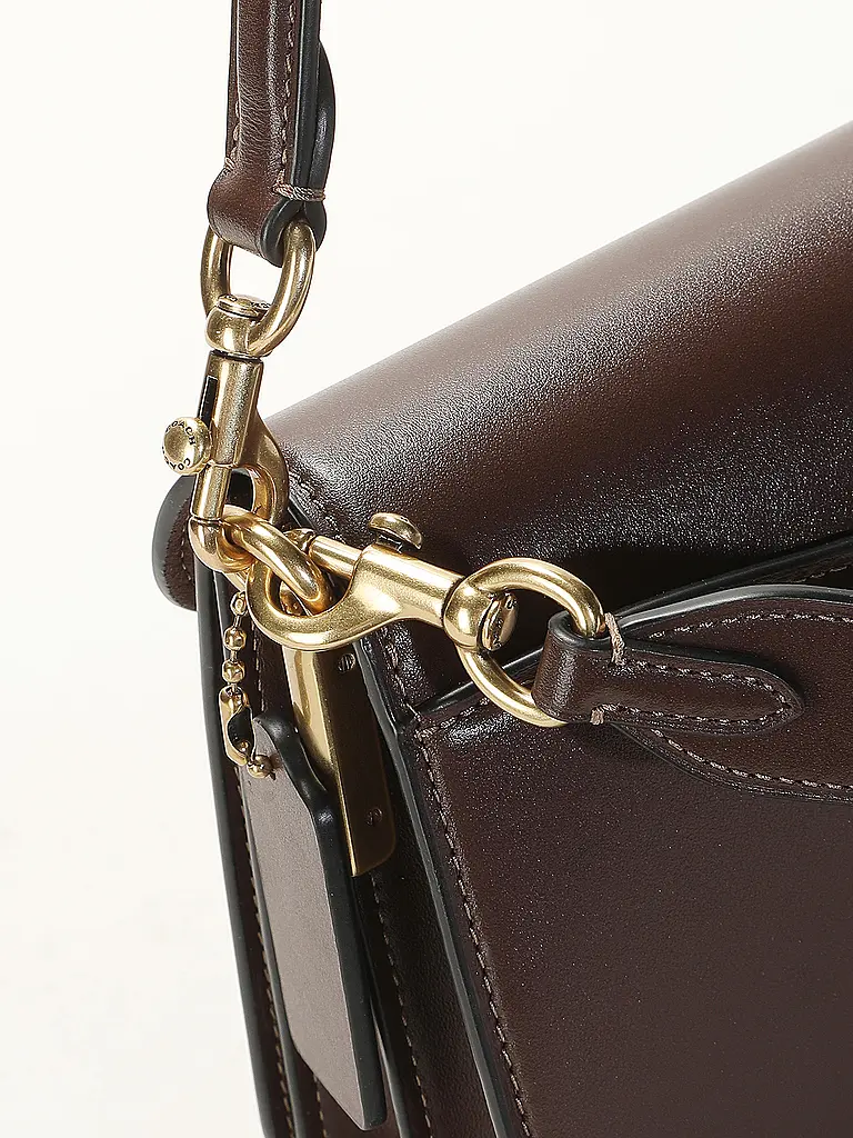 COACH | Ledertasche - Umhängetasche TABBY SIGNATURE 26 | braun