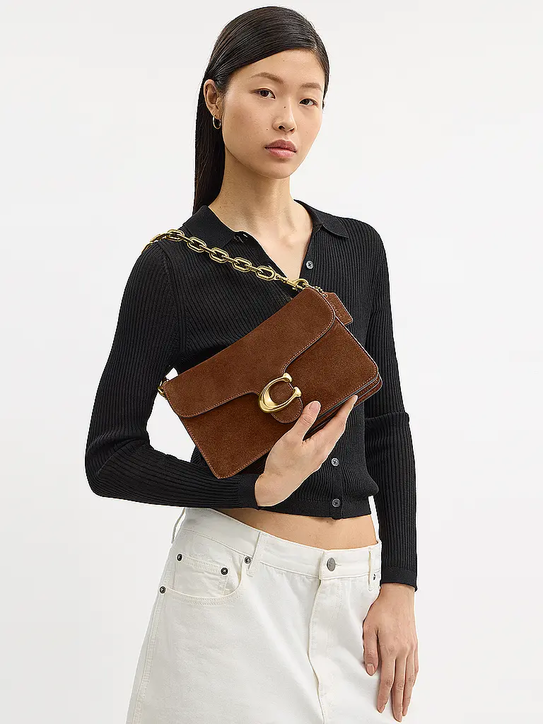 COACH | Ledertasche - Umhängetasche TABBY | Braun