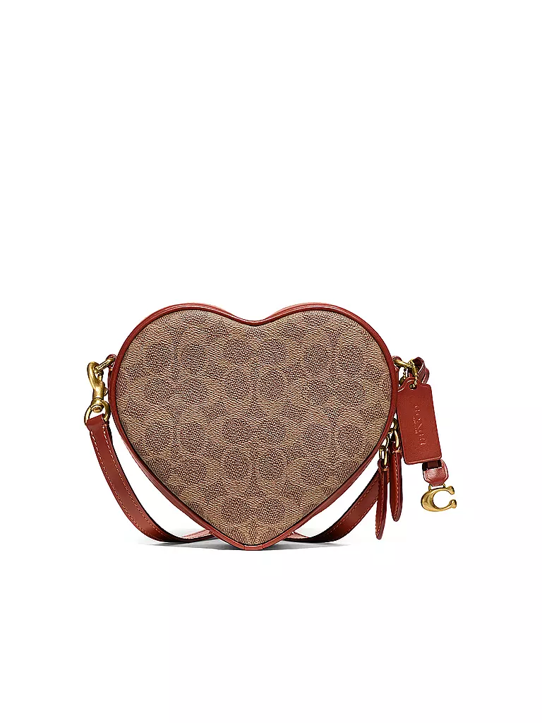 COACH | Tasche - Mini Bag HEART | braun