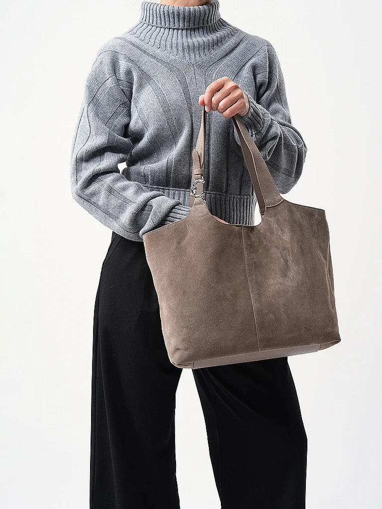 COCCINELLE Bolso de cuero - Shopper C-EASY beige
