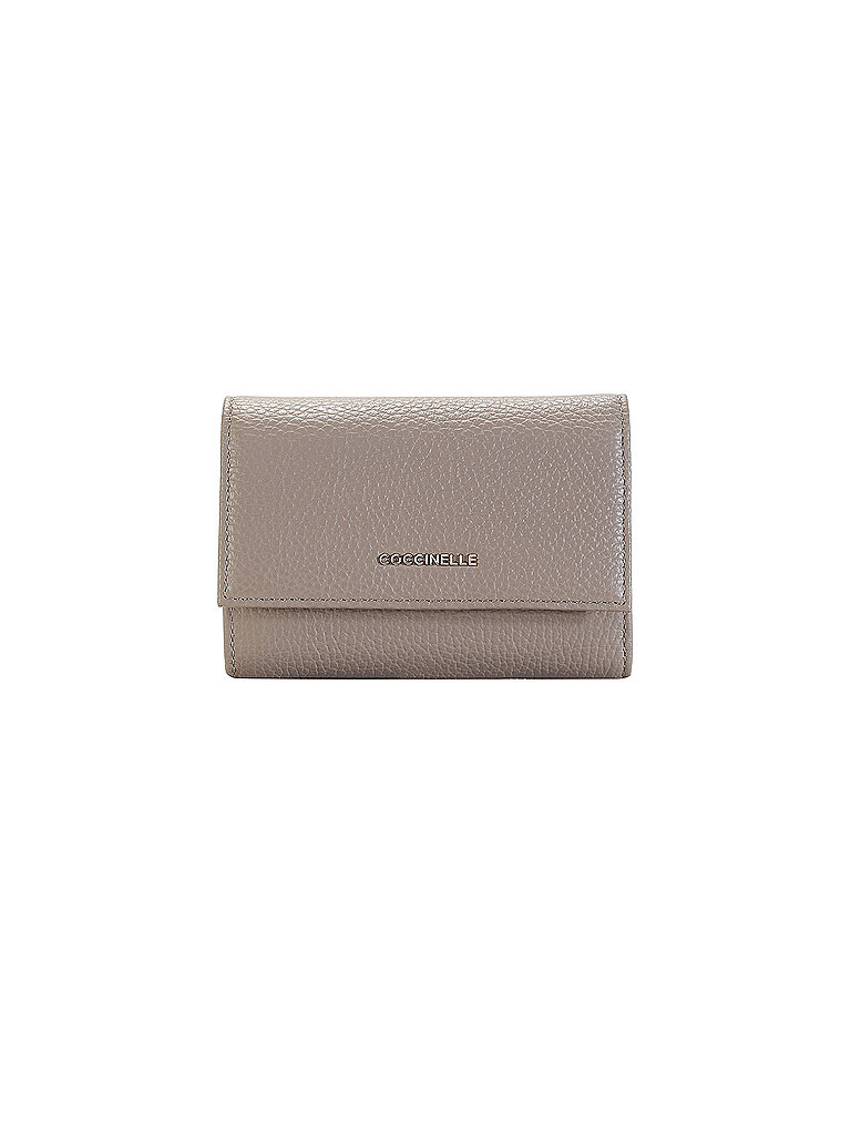 COCCINELLE Geldbörse METALLIC SOFT beige