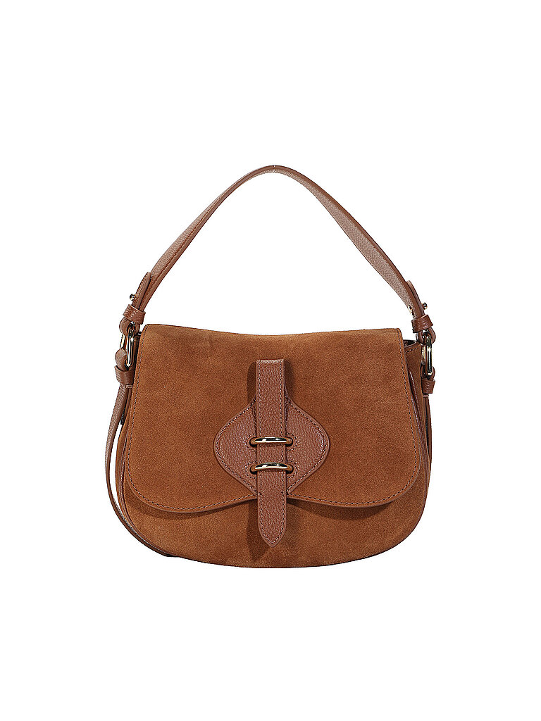 COCCINELLE Ledertasche - Umhängetasche MAVERY braun