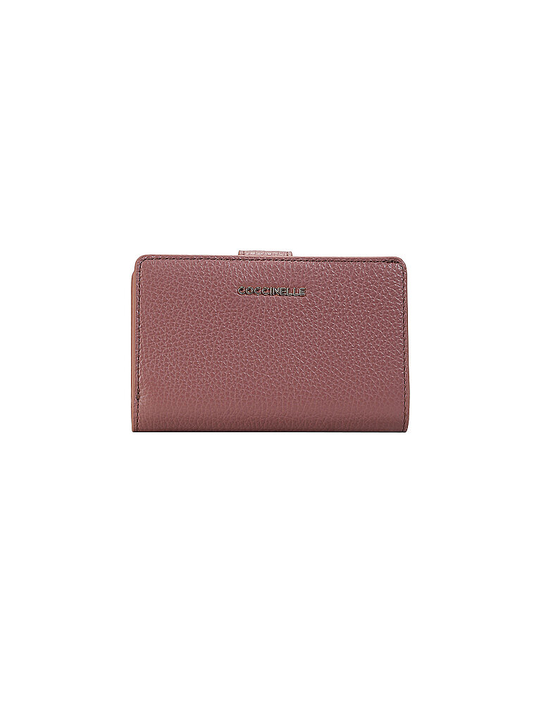 COCCINELLE Geldbörse METALLIC SOFT rosa