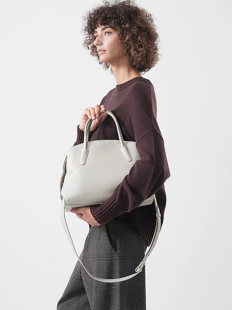 COCCINELLE Sac en cuir - Sac à main TYLDE crème