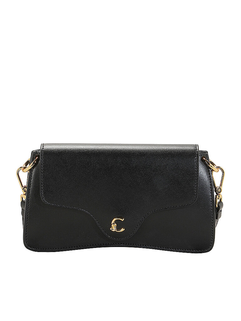 COCCINELLE Ledertasche - Henkeltasche C-ME schwarz