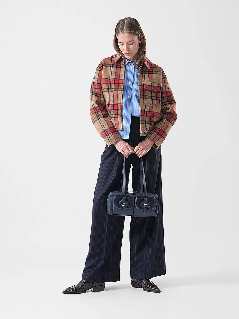 COCCINELLE Sac en cuir - Sac à bandoulière MAVERY bleu marine
