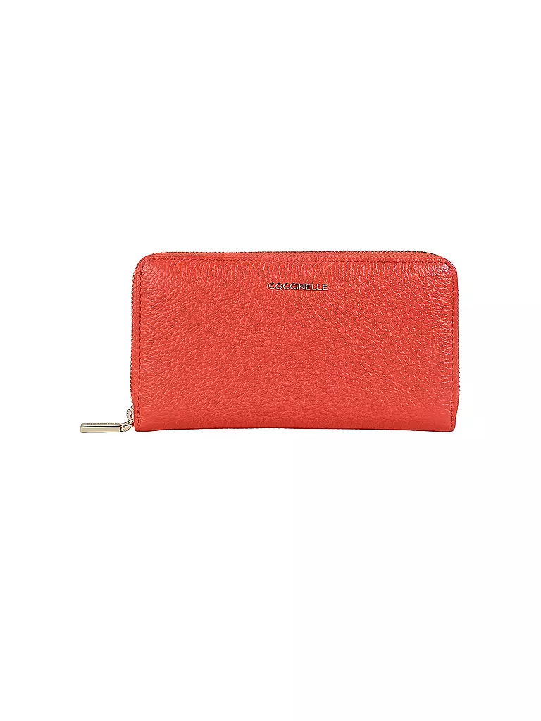 COCCINELLE | Geldbörse METALLIC SOFT | rot