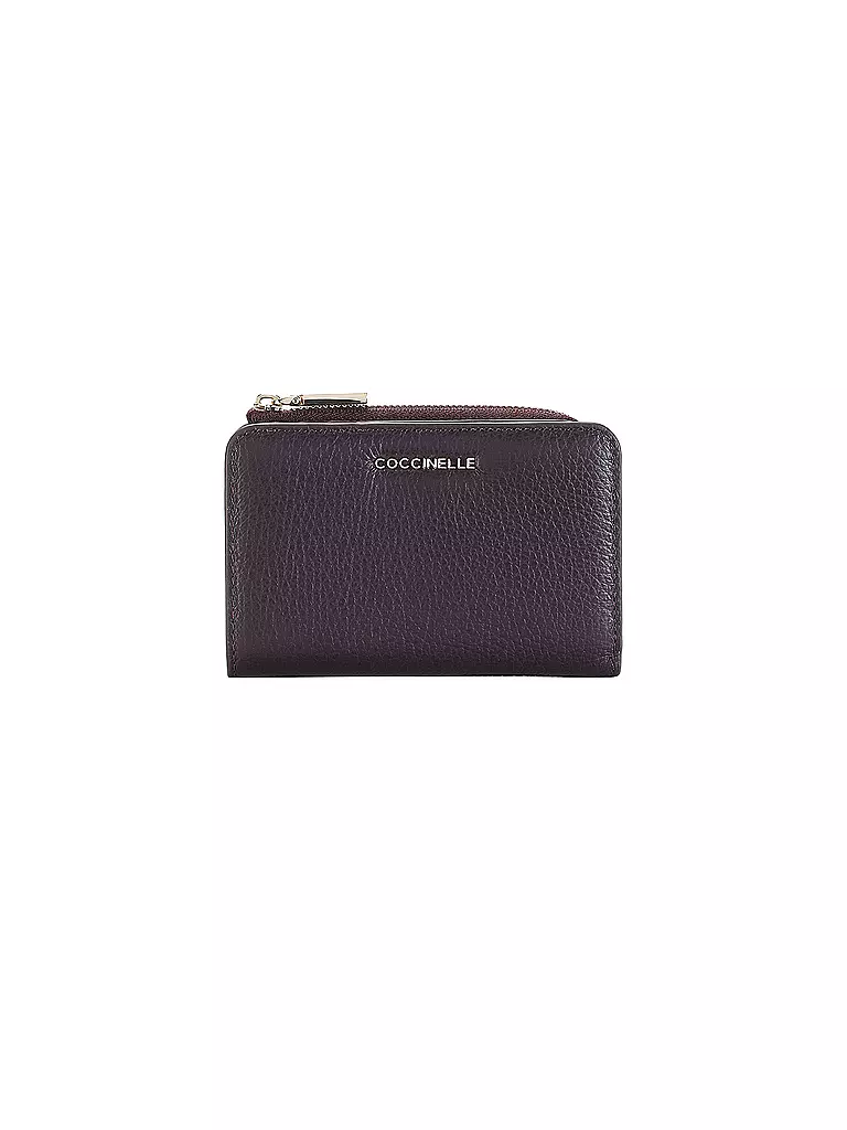 COCCINELLE | Geldbörse METALLIC SOFT | beere