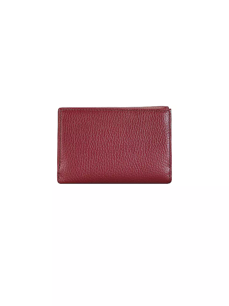 COCCINELLE | Geldbörse METALLIC SOFT | dunkelrot
