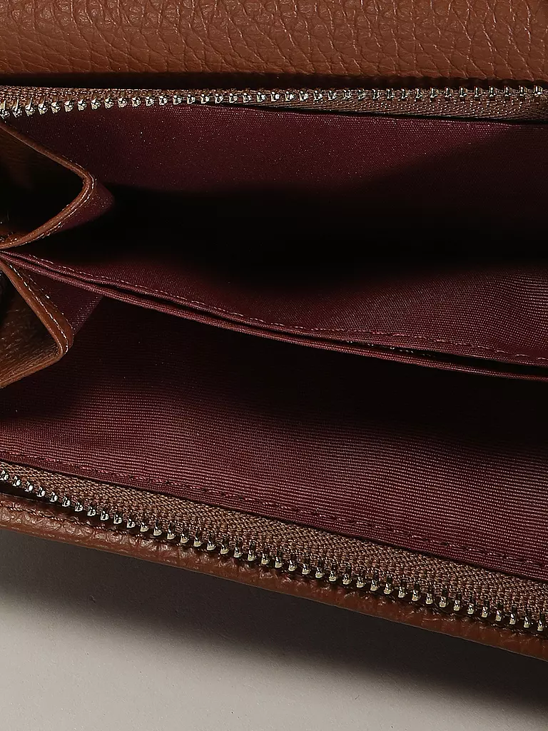 COCCINELLE | Geldbörse METALLIC SOFT | camel