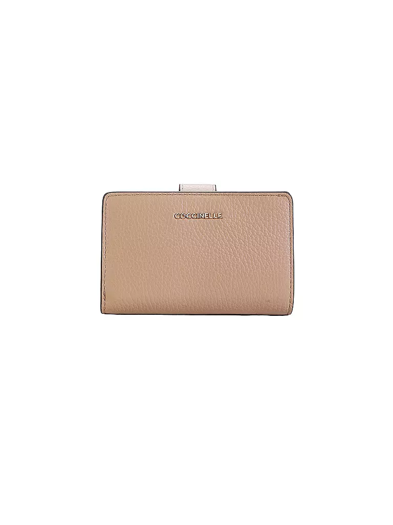 COCCINELLE | Geldbörse METALLIC TRICOLOR | creme