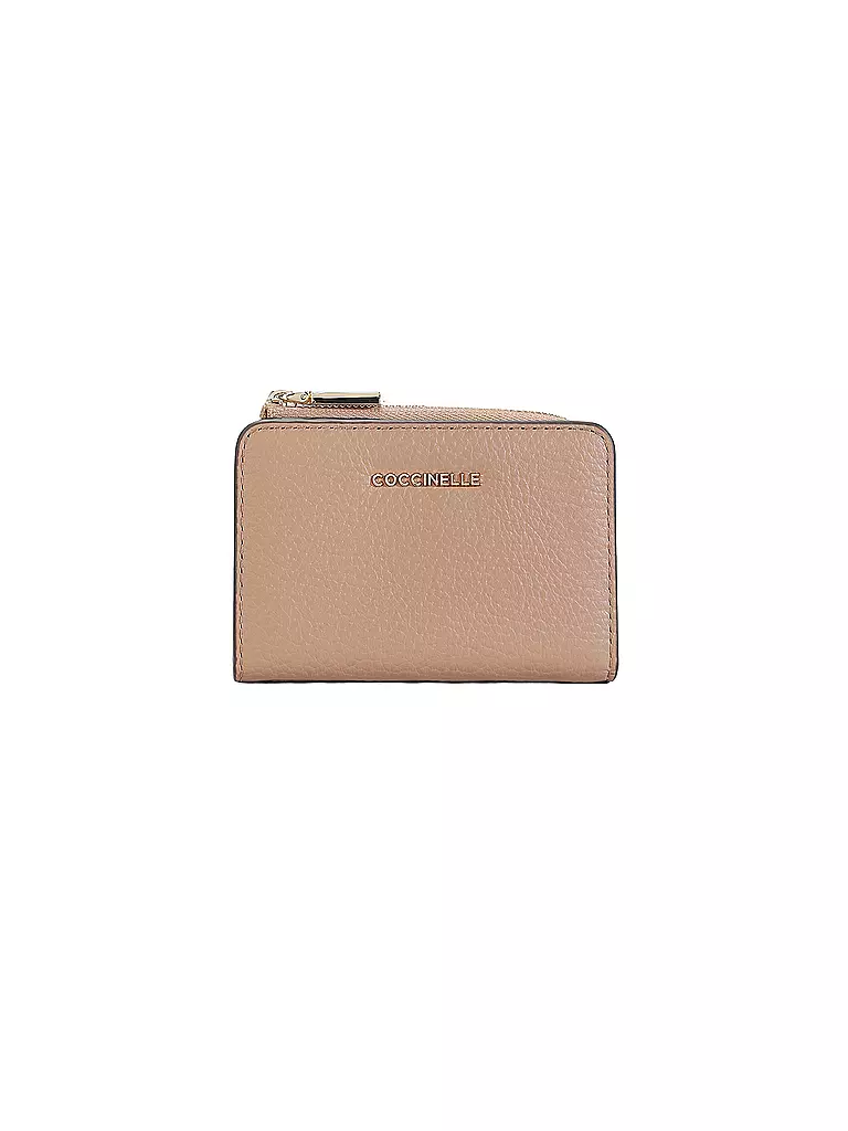 COCCINELLE | Geldbörse METALLIC TRICOLOR | creme