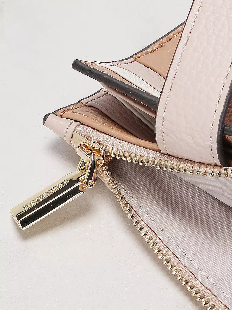 COCCINELLE | Geldbörse METALLIC TRICOLOR | creme