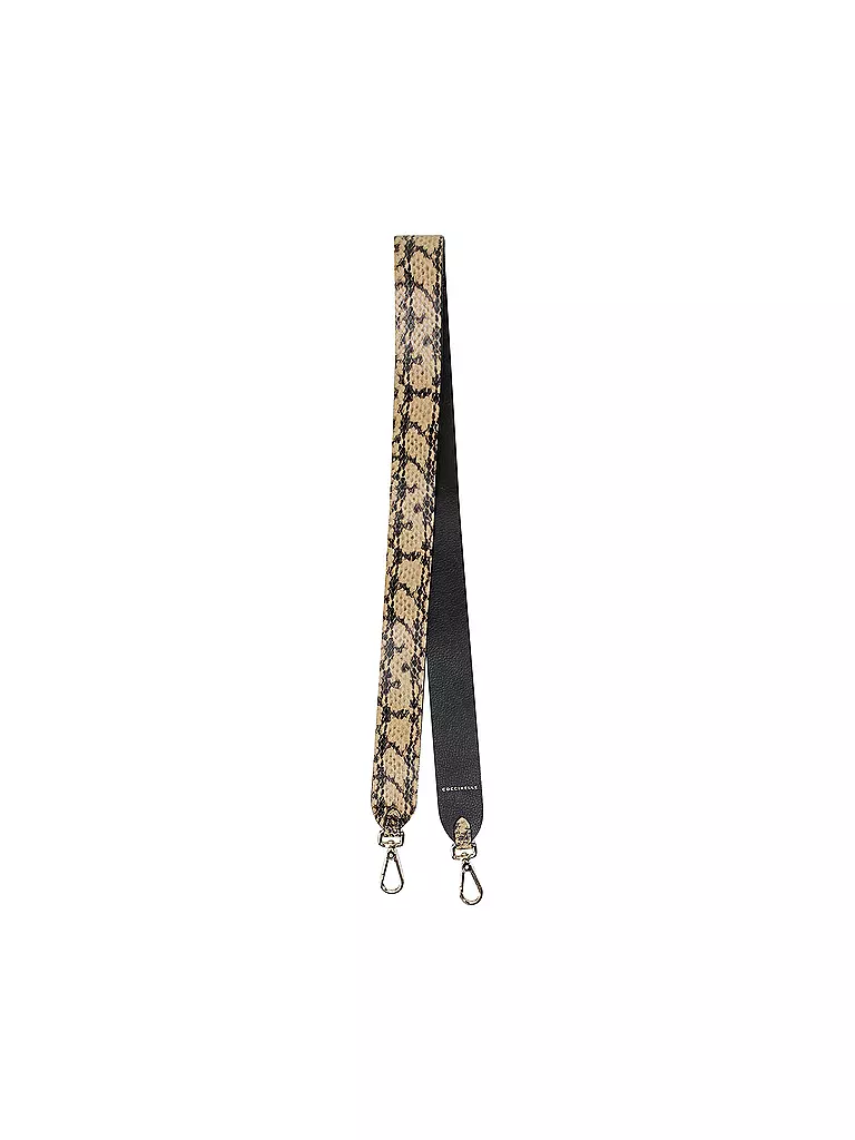 COCCINELLE | Leder-Schultergurt "Viper" | braun
