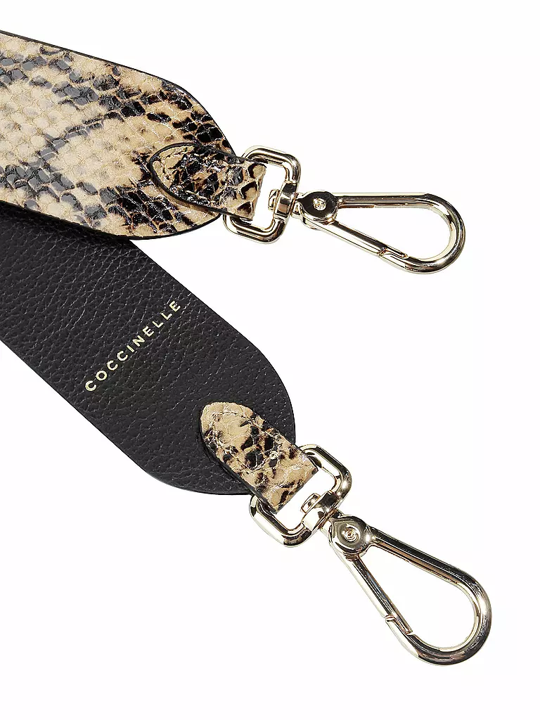 COCCINELLE | Leder-Schultergurt "Viper" | braun