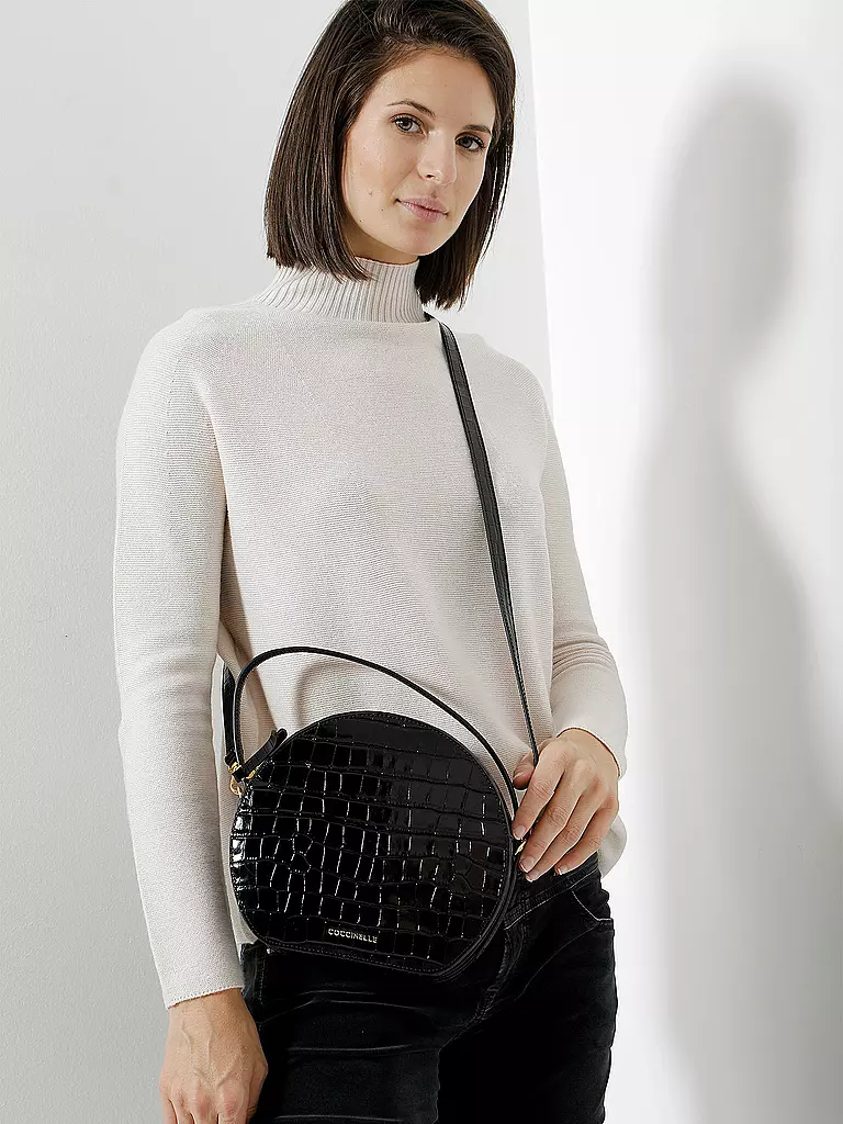 COCCINELLE | Ledertascche - Minibag " Jules " | schwarz