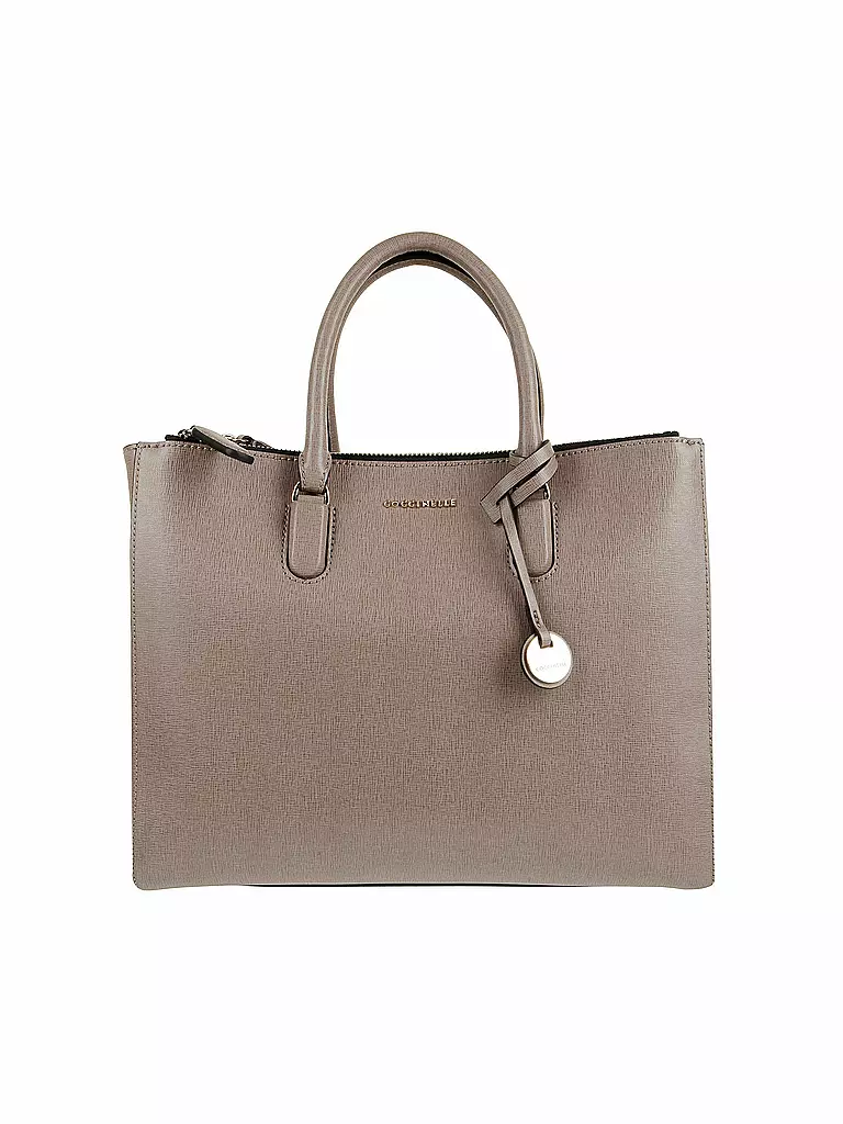 COCCINELLE | Ledertasche "Clementine" | grau