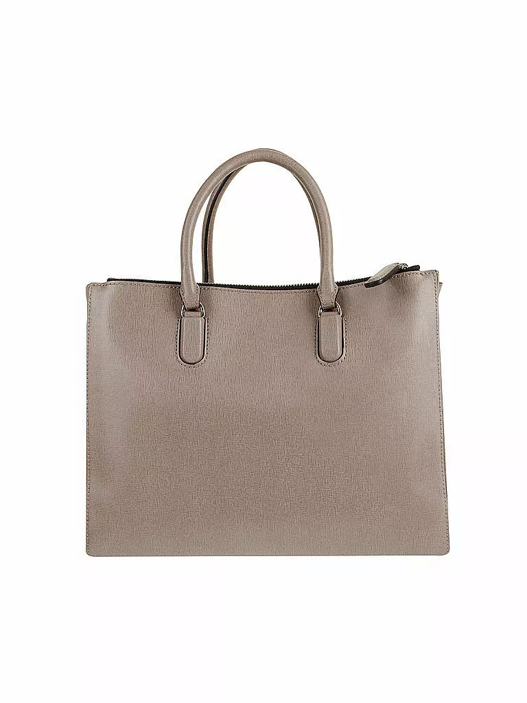 COCCINELLE | Ledertasche "Clementine" | grau