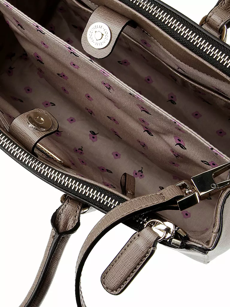 COCCINELLE | Ledertasche "Clementine" | grau