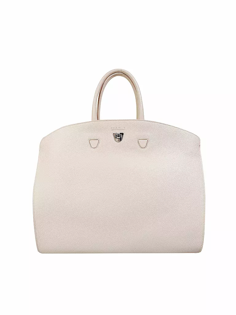 COCCINELLE | Ledertasche - Henkeltasche "Angie" | beige