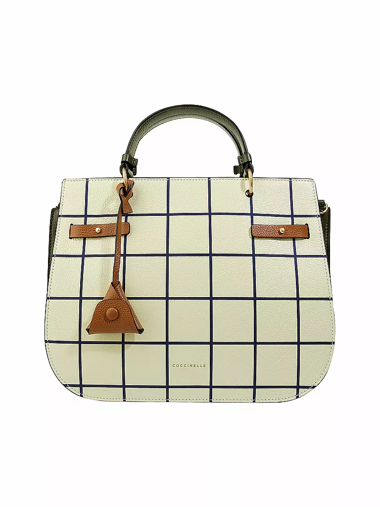 COCCINELLE | Ledertasche - Henkeltasche "Didi" | beige