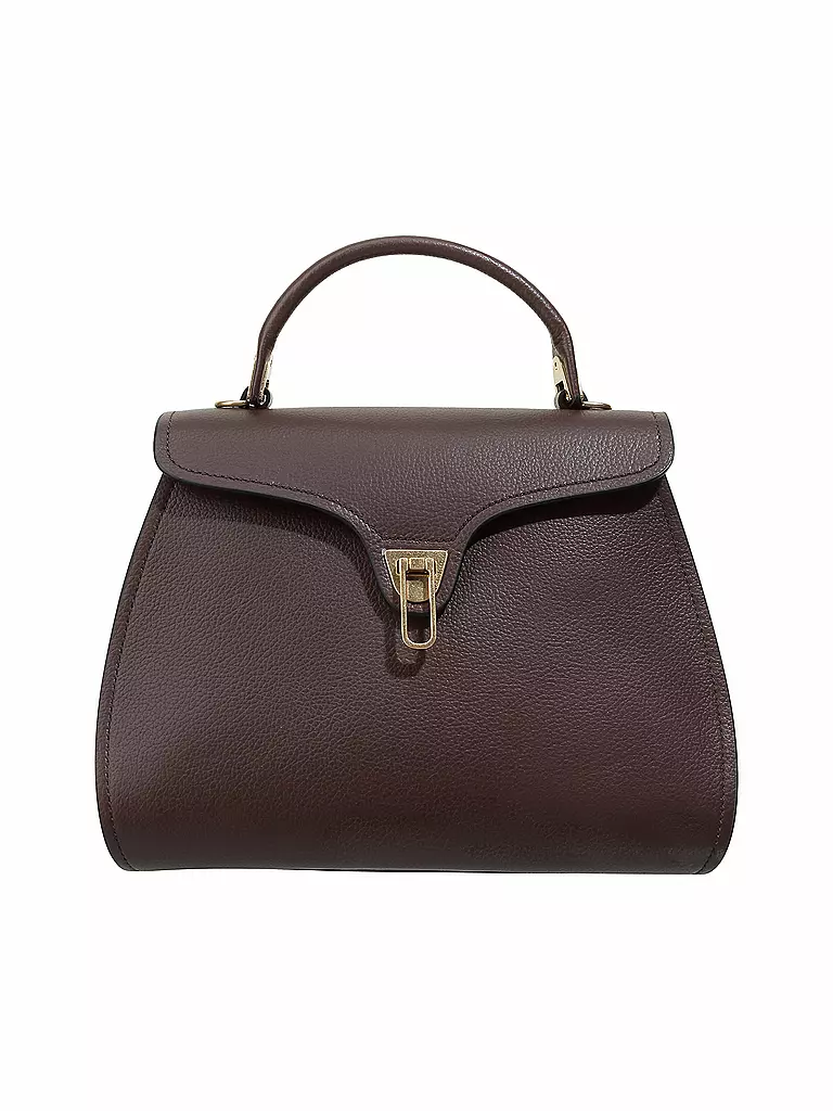 COCCINELLE | Ledertasche - Henkeltasche "Marvin" | braun