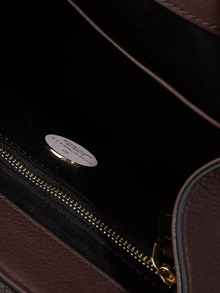COCCINELLE | Ledertasche - Henkeltasche "Marvin" | braun