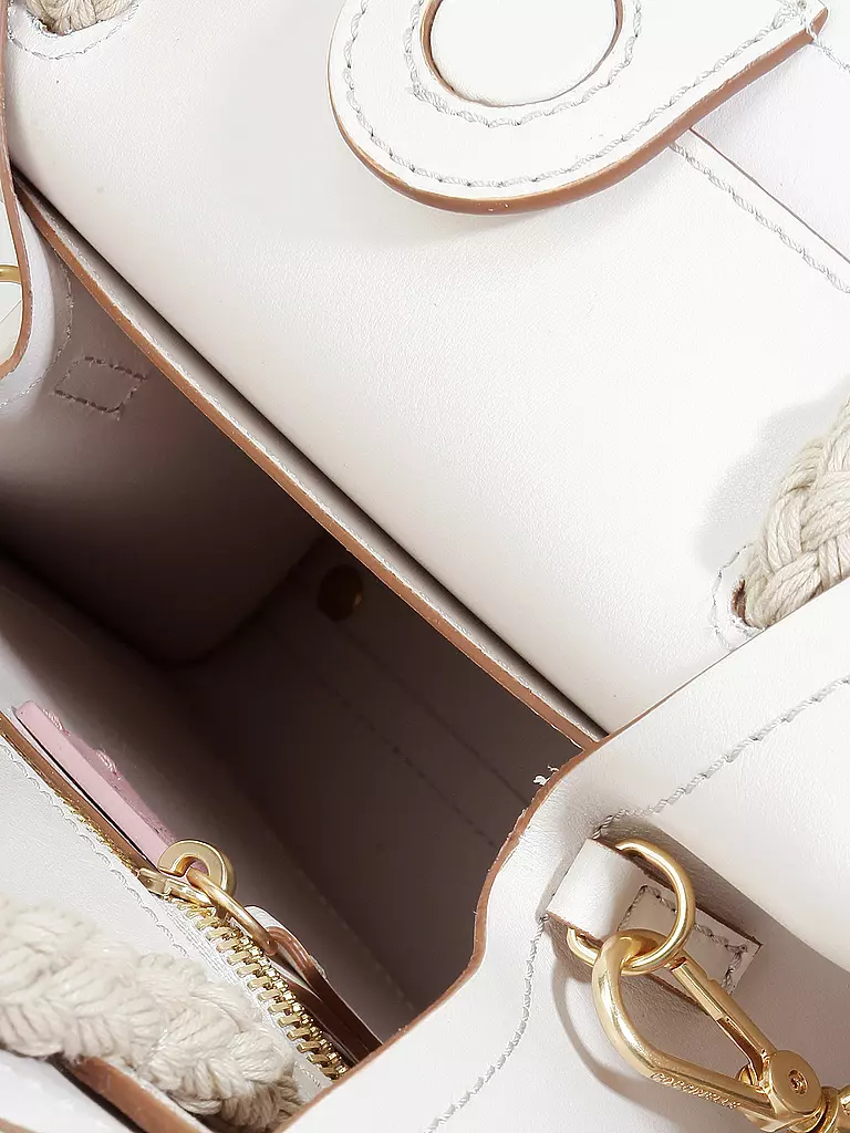 COCCINELLE | Ledertasche - Henkeltasche Allure | creme