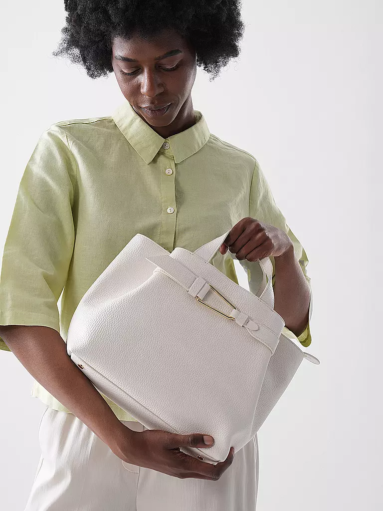 COCCINELLE | Ledertasche - Henkeltasche COCCINELLEMALORY | weiss