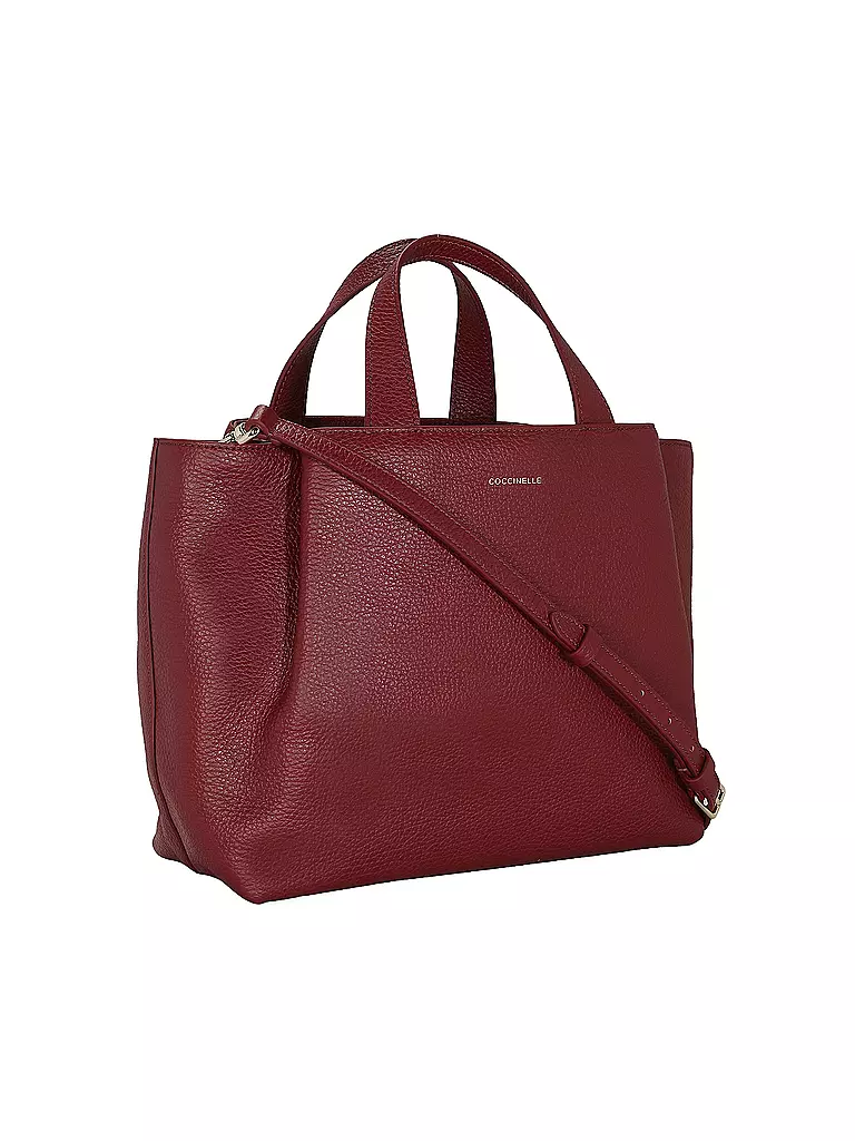 COCCINELLE | Ledertasche - Henkeltasche COCCINELLEMALORY | dunkelrot