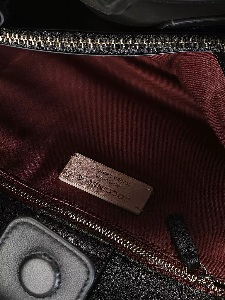 COCCINELLE | Ledertasche - Henkeltasche COCCINELLESABINE | schwarz