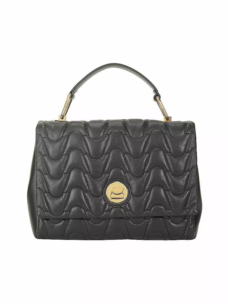 COCCINELLE | Ledertasche - Henkeltasche LIYA MATELASSE | schwarz